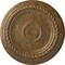Ekena Millwork Small Alexandria Ceiling Medallion (Fits Canopies up to 4 5/8"), 7 7/8"OD x 3/4"P, Rubbed Bronze CM07ALRZS - alternate 1